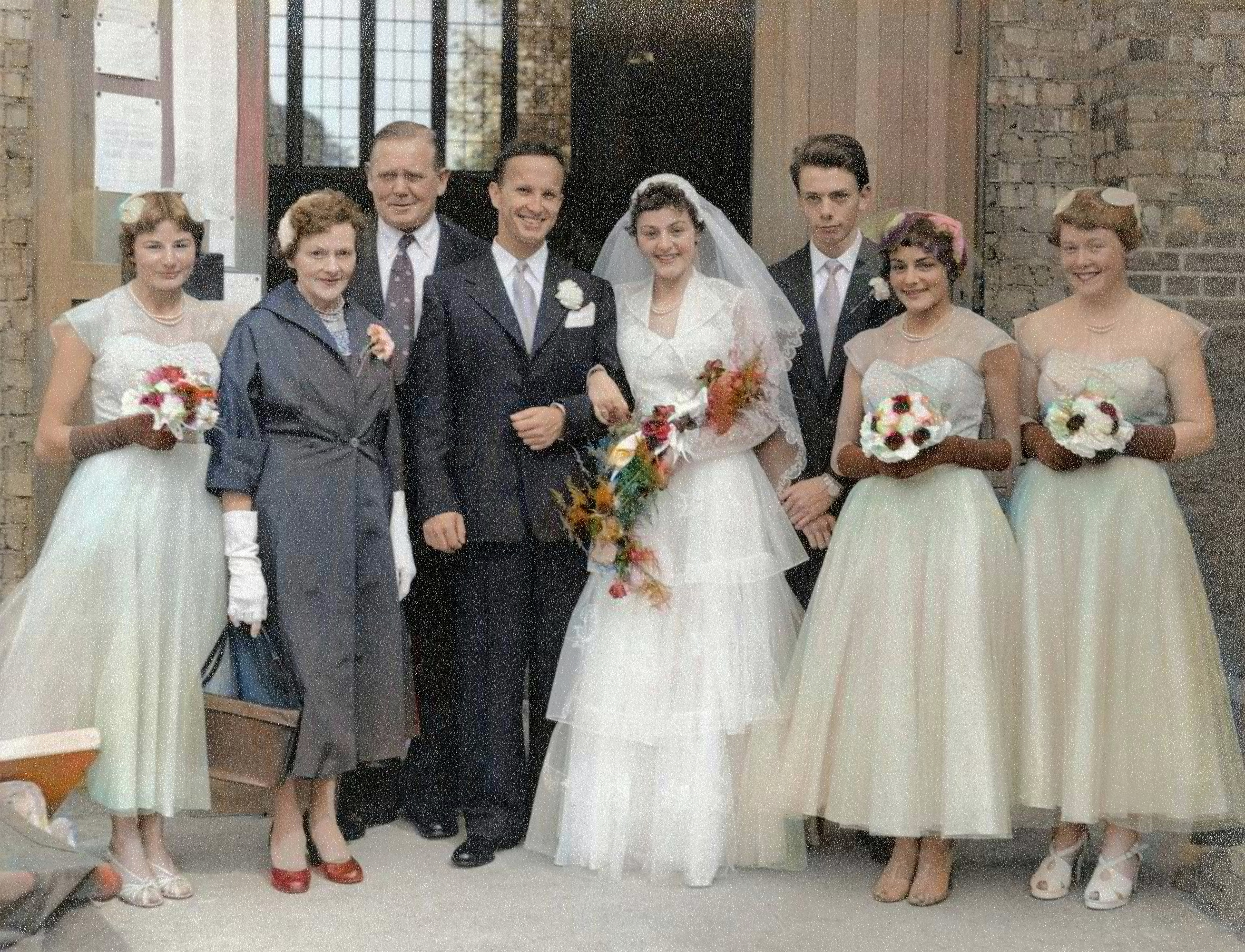 Mum & Dad wedding portrait #10